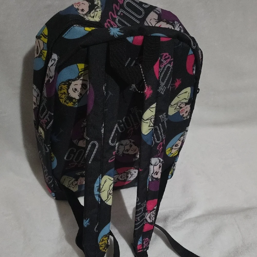 The‎ Golden Girls Patterned Black Backpack